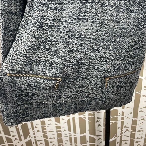 Effeci Woman Plus Size Longline Sweater 3X Charcoal Black - Picture 8 of 10